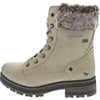 Mustang Schnürstiefel Grau in Gr. 42