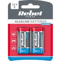 Rebel 2x Extreme LR14 R14 C Alkaline Batterie