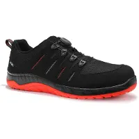 ELTEN Sicherheitshalbschuh MADDOX Compo BOA black-red Low ESD S3S, Gr. 47