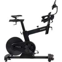 Hammer Speedbike HyRace S – Heimtrainer, 20 kg Schwungmasse, Tablethalterung, Bluetooth, kompatibel mit Kinomap & Zwift, Fitnessbike in Studioqualität