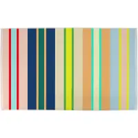 REMEMBER Badteppich "Valletta" - 50 x 80 cm - 100% Baumwolle - Bunter Badteppich