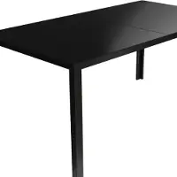 Mojawo Gartentisch Esstisch Outdoor Tisch Glastisch Gartenmöbel 150x80 cm