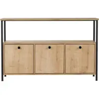 CALICOSY - Sideboard mit 3 Türen und 1 Ablagefach L120 cm - SIENNA