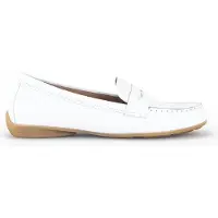Gabor Slipper & Mokassin 4.200, Glattleder, Weiß, Damen