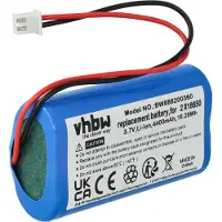 VHBW Akku kompatibel mit Zafferano Dama Pro, Dama, Ofelia Pro, Ofelia, Olivia, Olimpia Tischlampe, Nachttischlampe (4400 mAh, 3,7 V, Li-Ion)