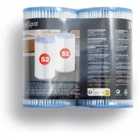 Intex 29012 Filterkartusche Typ S2 für PureSPA Whirlpool 2er Pack Wasserfilter