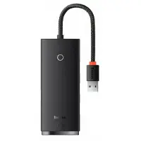 Baseus WKQX030001, USB 3.2 Gen 1 (3.1 Gen 1) Type-A, USB 3.2 Gen 1 (3.1 Gen 1) Type-A, 5000 Mbit/s, Schwarz, Acrylnitril-Butadien-Styrol (ABS), 0,25 m