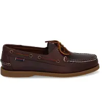 Sebago Docksides Men 70000G0-A20, Waxed Leather-Glattleder, Braun-Honey 44