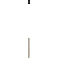 Licht-Erlebnisse Hängelampe Küche Messing Schwarz G9 Ø 2,5 cm Echt-Messing Metall Modern Pendelleuchte