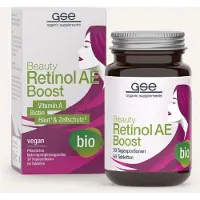 GSE Vertrieb GmbH GSE Beauty Retinol AE-Boost (Bio), 60 Tabl. à 500mg, 30g