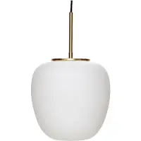 Hubsch - Muse Hängelampe - White - Ø25 x H36 cm