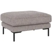 Rowico Hocker Corwin Stoffbezug Alice, klassisch gepolstert, grau, stabiles Metallgestell, FSC-zertifiziert