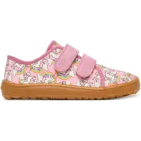 Froddo Barfußschuh "BAREFOOT CANVAS" Sneaker, Klettschuh mit Baumwollfutter, Klett-Hausschuh