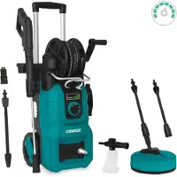 Vonroc Hochdruckreiniger 2400W - inkl Druckregler [180bar] - Hoher Durchfluss [420 l/h] Aluminium Pumpe - V24 Serie