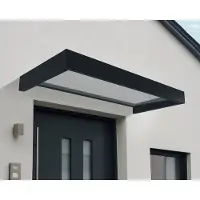 Canopia Metall Vordach Sophia Clear 2150 Anthrazit 95x215x17 cm