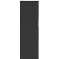 vidaXL Verdunkelungsrollo Schwarz 45x150 cm Stoffbreite 40,7 cm