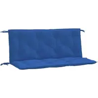vidaXL Gartenbank-Auflagen 2 Stk. Blau 120x50x7 cm Oxford-Gewebe