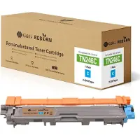 G&G Toner ersetzt Brother TN-246C Kompatibel Cyan 2200 Seiten Reborn remanufact