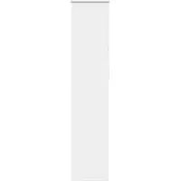 vidaXL Verdunkelungsrollo Weiß 50x230cm Stoffbreite 45,7 cm Polyester