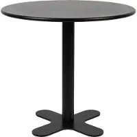 White Label Bistro Table Sanjay Outdoor Black