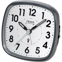 FILIUS zeitdesign 0608-4 Funk-Wecker Anthrazit/Schwarz