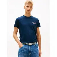 Tommy Hilfiger T-Shirt DM0DM22538 Dunkelblau Slim Fit