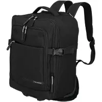 Travelite KICK OFF Trolley Backpack, Black