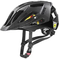 Uvex Quatro CC Mips Helm – komplett schwarz größe 56-61 cm S41.0.610.0317