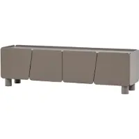 Woood Root Tv-Möbel 200 Cm Kiefer Truffle Braun