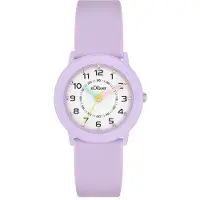 s.Oliver Kinderuhr mit Glitzerdetails SO-4520-PQ