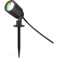 Hama Gartenleuchte WLAN, Erweiterung für Gartenstrahler + Erdspieß, IP65