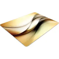 Decormat Stuhlunterlage Bürostuhlunterlage 120 cm x 90 cm Bodenmatte Bürostuhlunterlage - Beige
