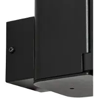 LINDBY Außenwandleuchte Teyon , dimmbar, schwarz, Aluminium, Modern, Wandleuchte außen
