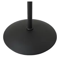 LINDBY LED-Akku-Stehleuchte Elvyn, schwarz, verstellbar