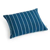 HAY Outdoor Market Kissen 45 x 35 Blue with Beige Stripe