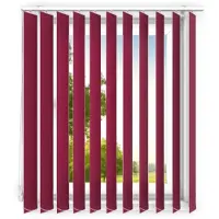 Time4blinds , Lamellenvorhang, Vertikaljalousie, Vorhang, Burgunderrot, 150x235cm