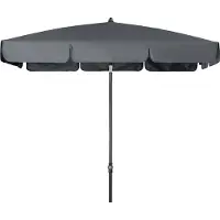 Doppler , Sonnenschirm / Mittelstockschirm "Sunline 185 x 120 Waterproof Neo", anthrazit, 185 x 120 cm