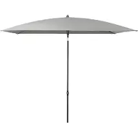 Doppler , Sonnenschirm / Mittelstockschirm "Sunline 230 x 190 Waterproof Neo", hellgrau, 230 x 190 cm