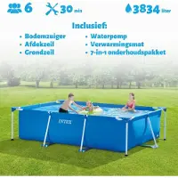 Intex Rechteckiger Frame Pool - 300x200x75 cm - 7-teilig SCB97