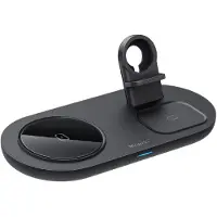 Mcdodo 3in1 Magnetisch Wireless Charger Ladestation kompatibel mit Smartphone, Watch, TWS-Kopfhörer, Schwarz