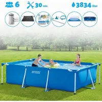 Intex Rechteckiger Frame Pool - 300x200x75 cm - 7-teilig SCB97