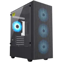 GameMax Edge, Midi-Tower, ohne Netzteil, USB/Audio, Micro-ATX, 2*USB3.0