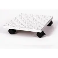 Szagato Möbelroller / Pflanzenroller (Profi) 30x30 cm, ALU, 100kg, Bürorollen + Bremse, Marke: , Made in Germany