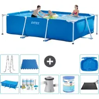 Intex Rechteckiger Frame Pool - 300x200x75 cm - 9-teilig S40218