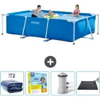 Intex Rechteckiger Frame Pool - 300x200x75 cm - 5-teilig SCB11