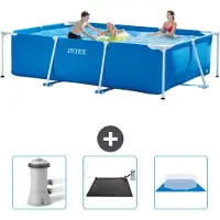 Intex Rechteckiger Frame Pool - 300x200x75 cm - 4-teilig SCB79