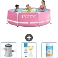 Intex Frame Pool Rund - 244x76 cm - 4-teilig SCB73