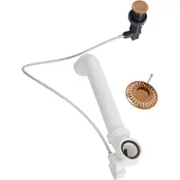 Reginox R39823 Druckknopfexzenter NEW YORK Copper II / Edelstahl PVD-Beschichtung / Ab- und Überlaufgarnitur mit Excenter