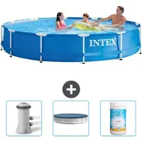 Intex Frame Pool Rund - 366x76 cm - 4-teilig SCB75