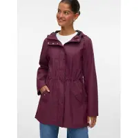 Vero Moda Regenjacke "VMMALOU COATED JACKET" mit Kapuze wasserabweisende Beschichtung